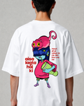Anxiety Cat - Unisex Terry Oversized Tee | Kullad Club